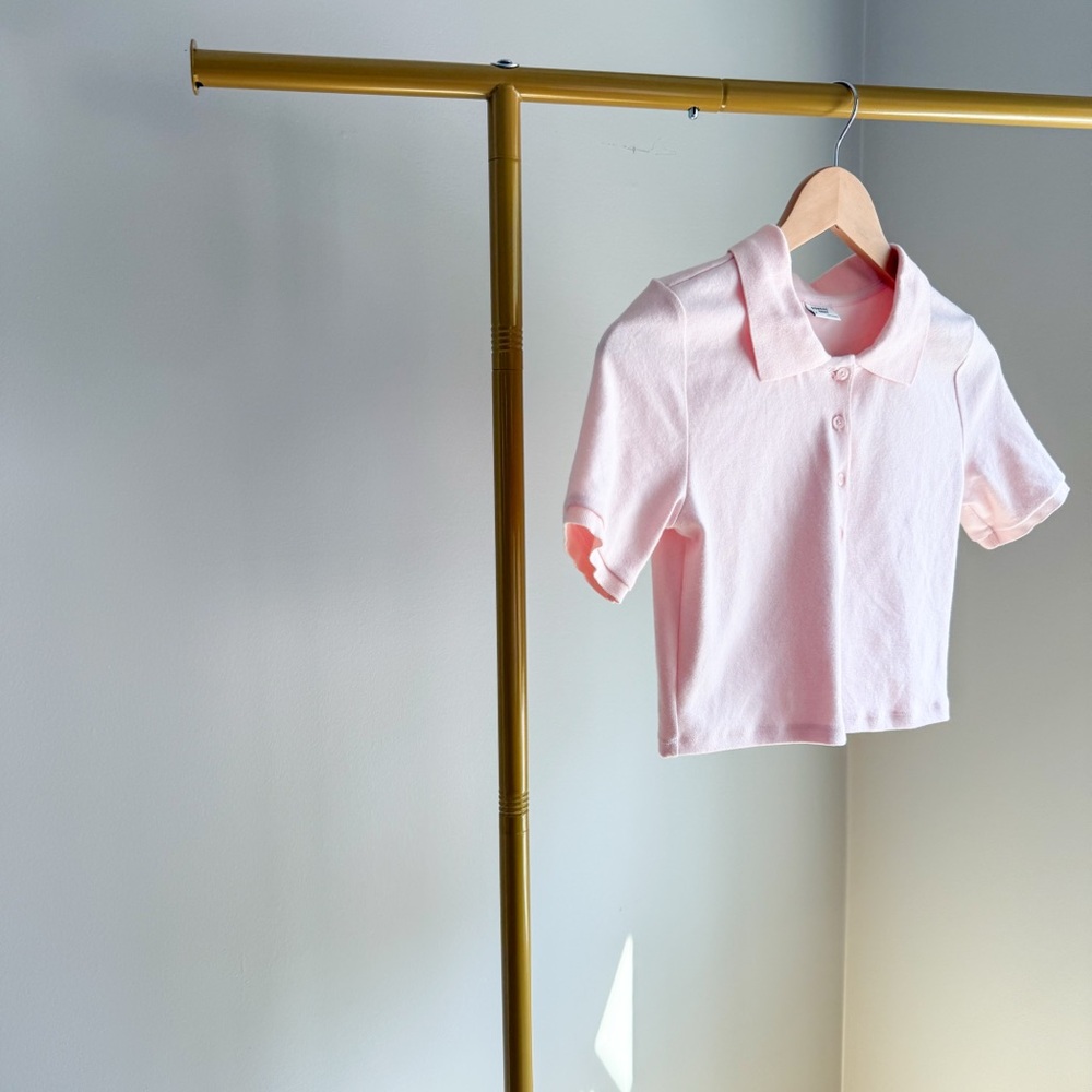 Sunday Best Soft Pink Crop Top